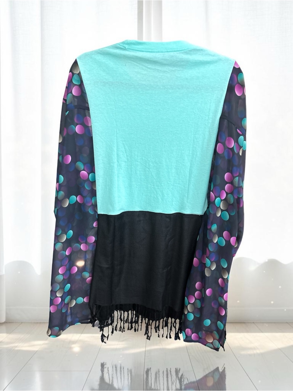 Religious Upcycle Tunic - Picture 2 of 5